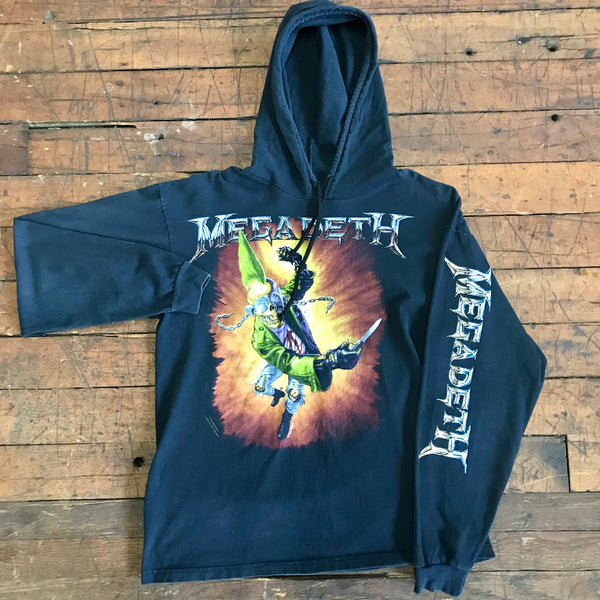 1993 Megadeth Hooded Longsleeve Shirt