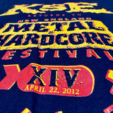 2012 Killswitch Engage Metal & Hardcore Fest Tee Size: L