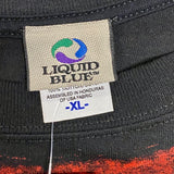 1998 Liquid Blue AOP Skull Shirt NWT Size: XL