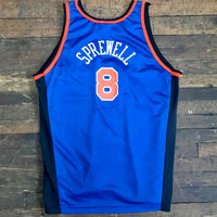 Champion NY Knicks Latrell Sprewell #8 NBA Jersey