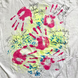 1989 New Kids On The Block Hand Print Tee Size: XL