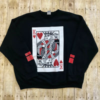 Suicidal King of Hearts Crewneck