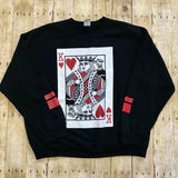 Suicidal King of Hearts Crewneck