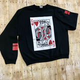 Suicidal King of Hearts Crewneck